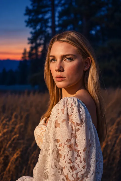 The same portrait, Dusk