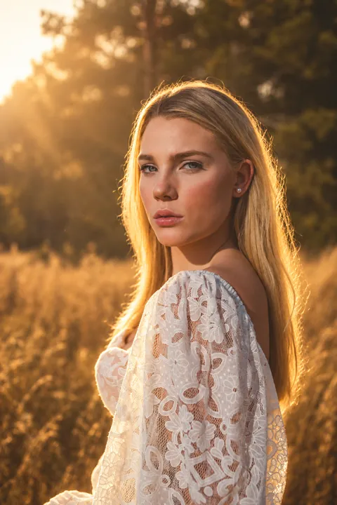 The same portrait, Backlit